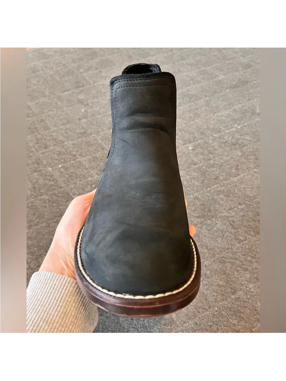 ARIAT Sz 9 Booker Ultra Round Toe Black Suede Chelsea Boots Worn 1x Orig $189